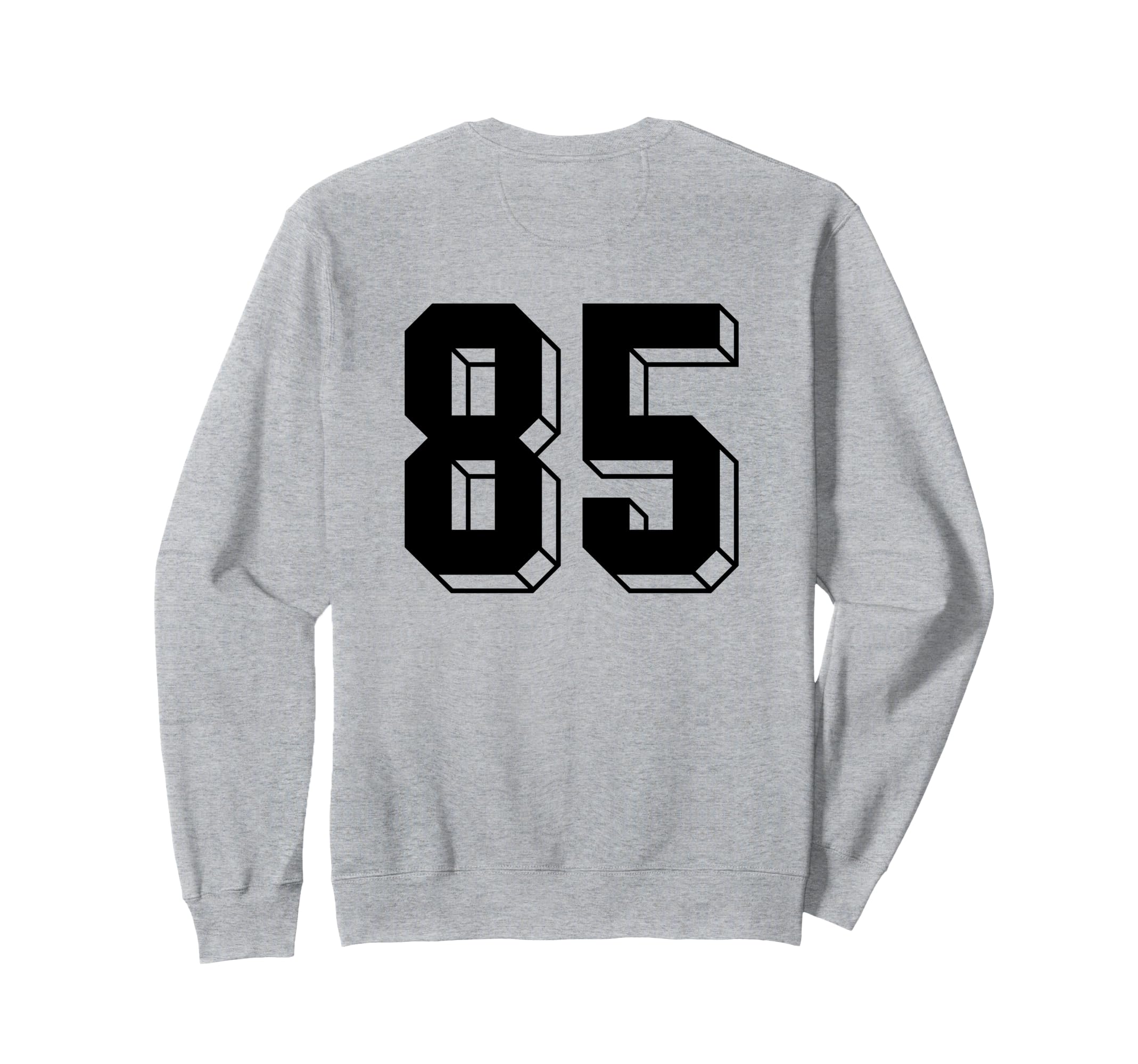 Number 85 Backside 80S 90S Team Sweatshirt - Graphic Print for Adults