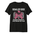 Funny Hockey Goalie Gigi Hockey T-Shirt - Fun Novelty Design Men Women