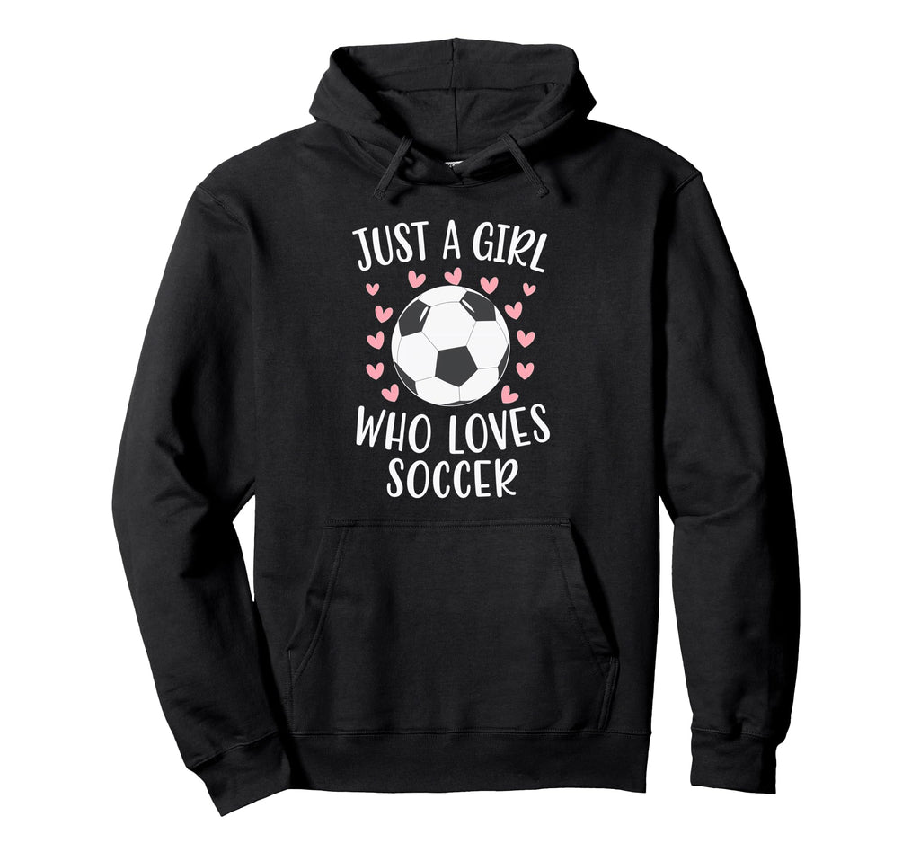 Just Who Loves Soccer Soccer Player Hoodie - Trendy Graphic Men Women