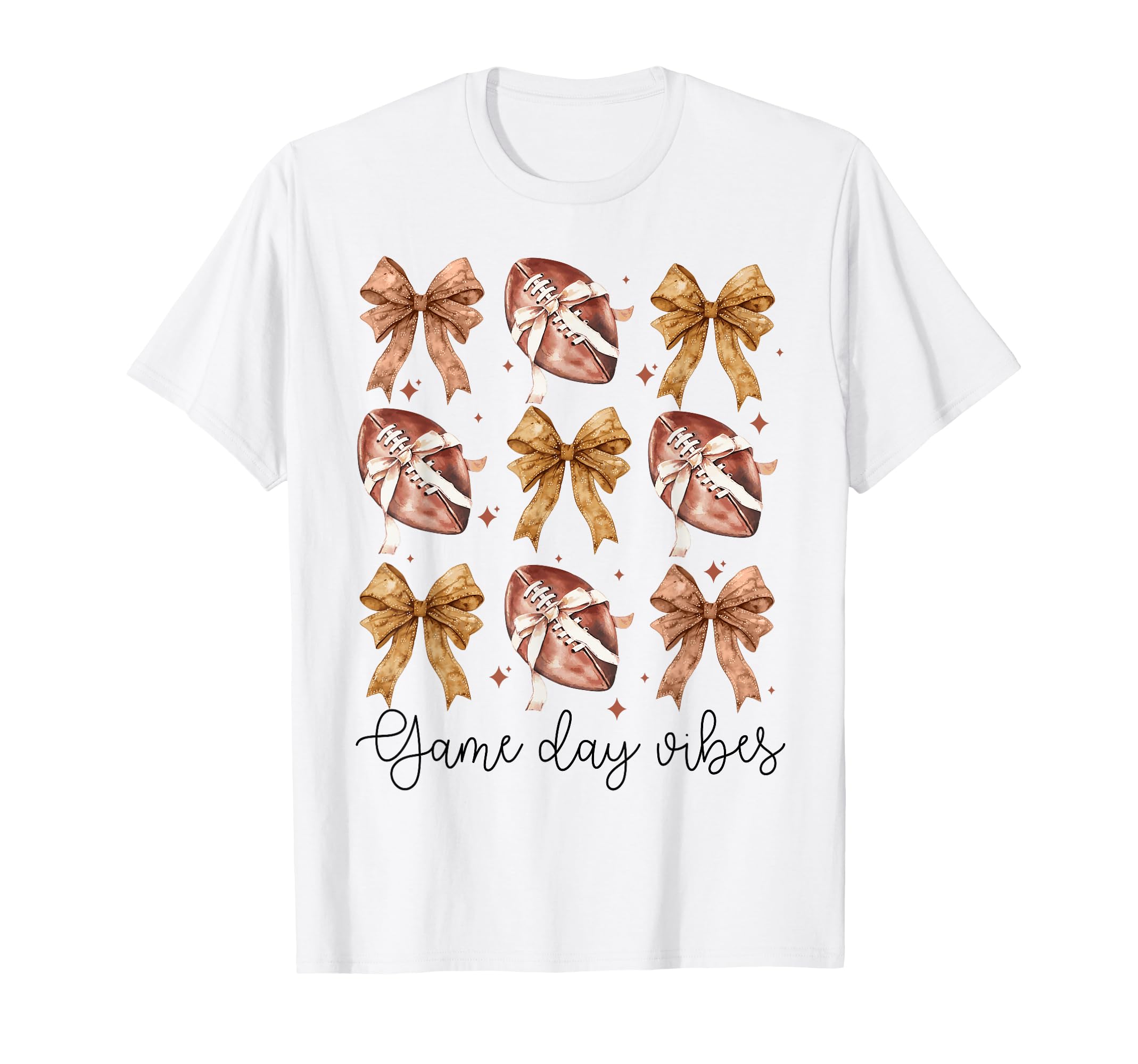 American Football Game Day Vibes T-Shirt - Minimalist Print Unisex