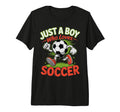 Just Who Loves Soccer Footbal Player Goalie T-Shirt - Graphic Print Unisex