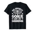Proud Ice Hockey Goalie Grandma T-Shirt - Custom Art Print for Adults