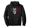 Mexican Flag Heart Mexican Soccer Team Hoodie - Streetwear Style Unisex