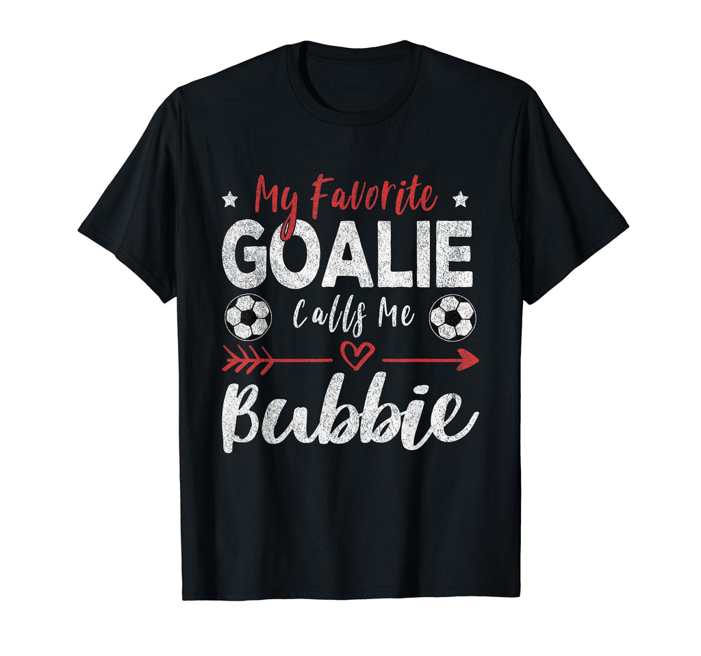 My Favorite Goalie Calls Me Bubbie T-Shirt - Custom Art Print for Adults