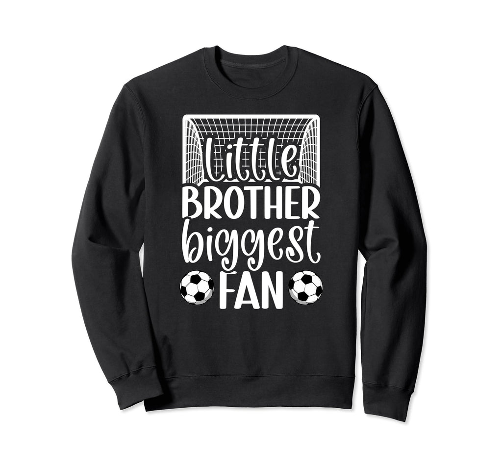 Little Brother Soccer Goalie Brother Sweatshirt - Minimalist Print Unisex