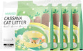 Miniso Cassava Clumping Cat Litter 11lb (4 Pack of 2.75lb Bags)