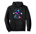 Soccer Ball Dripping Street Hoodie - Custom Art Print for Adults