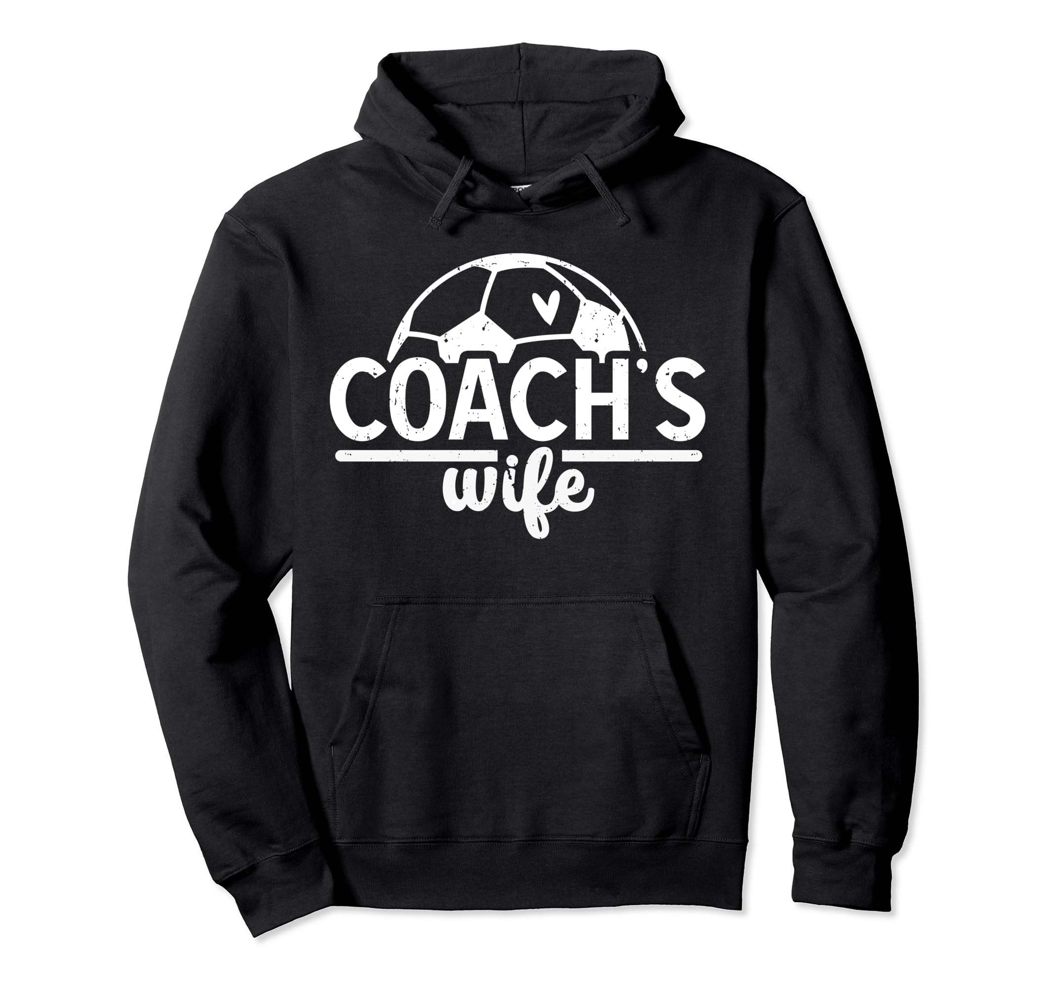 Soccer Coachs Wife Proud Wife Soccer Hoodie - Unique Graphic Men Women