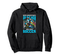 Never Underestimate Old Who Loves Hoodie - Aesthetic Graphic for Adults