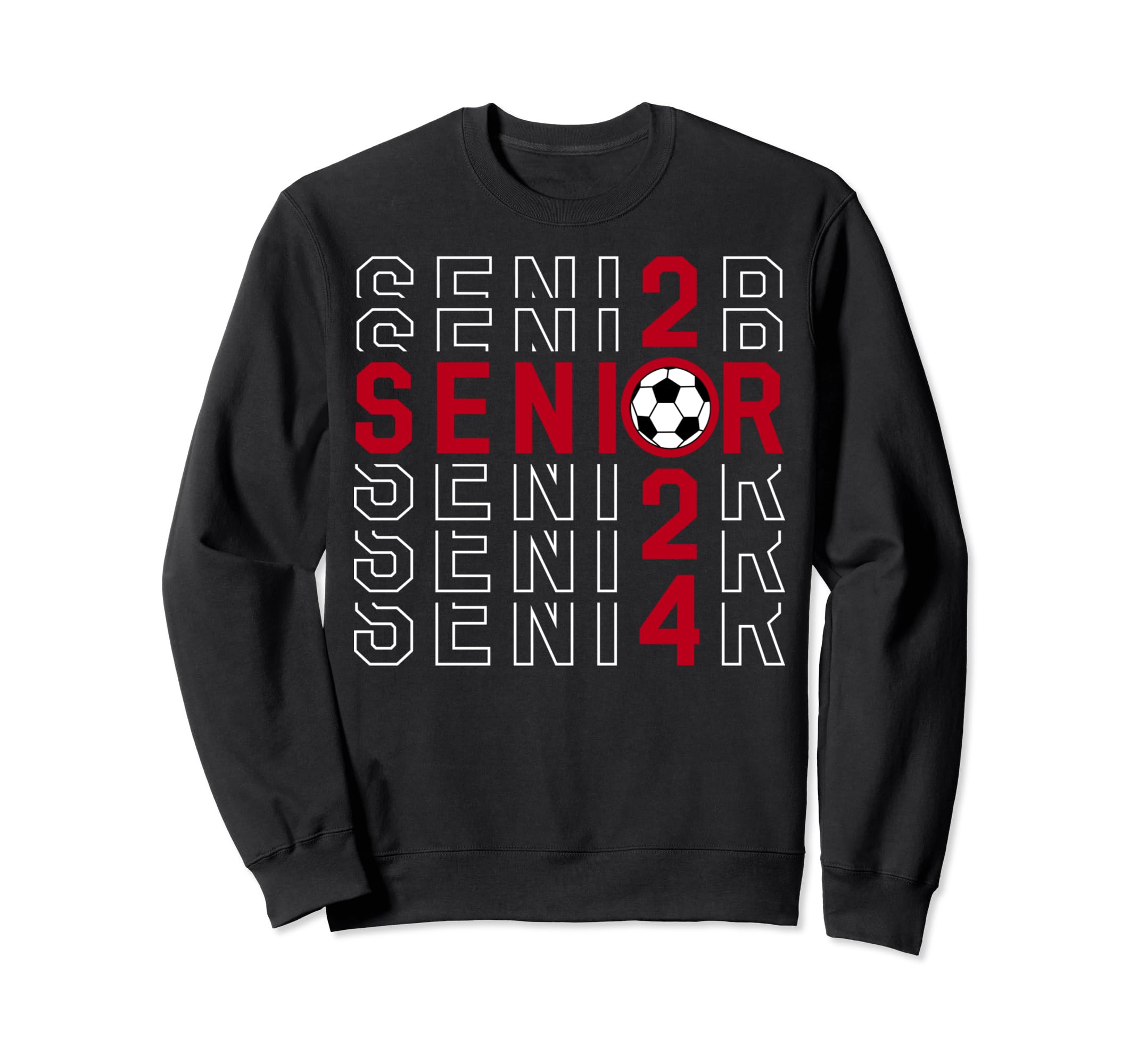 Senior Class 2024 Graduation Maroon Sweatshirt - Graphic Print Unisex