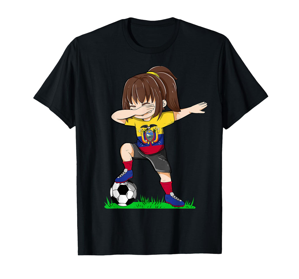 Soccer Ecuador Jersey Flag Football T-Shirt - Casual Everyday Wear Unisex