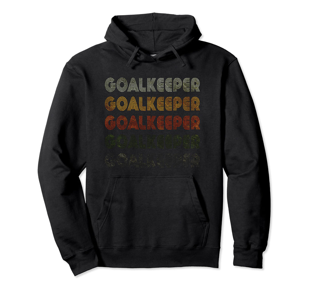 Love Heart Goalkeeper Grunge Black Hoodie - Trendy Graphic Men Women