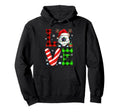 Love Costume Soccer Santa Reindeer Hoodie - Casual Everyday Wear Unisex