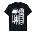 Soccer Biggest Fan Number 66 Proud T-Shirt - Minimalist Print for Adults