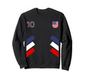 Retro10 American Football Usa Sweatshirt - Casual Everyday Wear Unisex