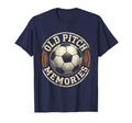 Old Pitch Memories Soccer Ball T-Shirt - Trendy Graphic Unisex
