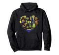 Brazil Heartbeat Soccer Beach Flag Hoodie - Trendy Graphic Men Women
