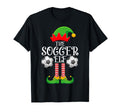 Soccer Elf Family Matching Funny Love Elf T-Shirt - Custom Art Print Unisex