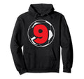 9Th Birthday 9 Years Soccer Football Player Hoodie - Trendy Graphic Unisex