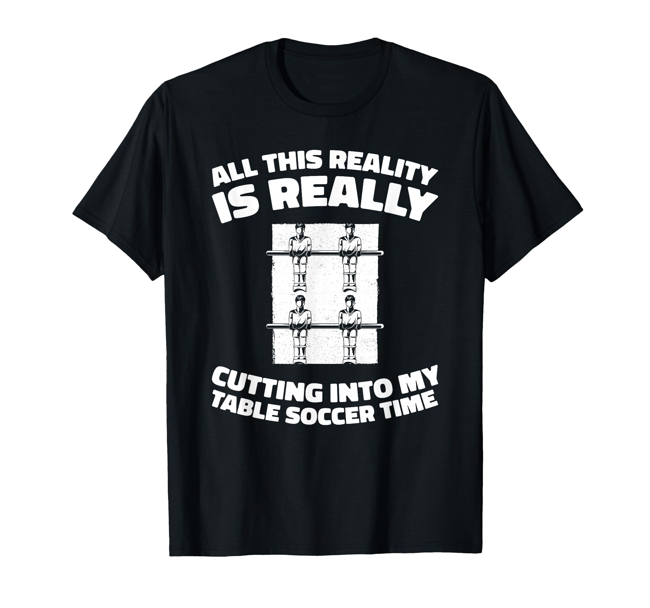 Foosball Kicker Table Soccer T-Shirt - Graphic Print for Adults