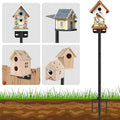 72 Inch Adjustable Bird Feeder Pole,Bird House Pole Suitable for Feeders & Birdhouse,Weather Station,Heavy-Duty Rustproof Design,Enhance Outdoor Decor & Birdwatching Experience (1 Pack 72 inch)
