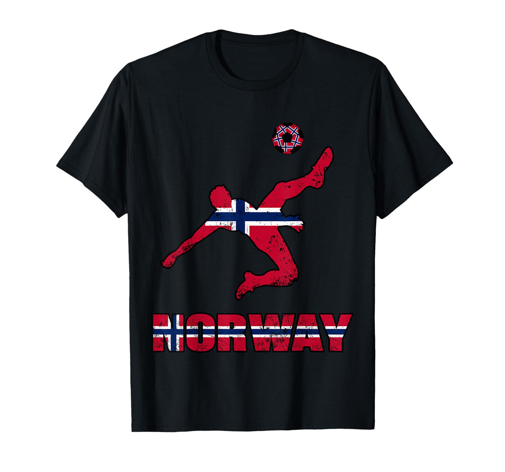 Norway Football Soccer Game Player T-Shirt - Custom Art Print for Adults