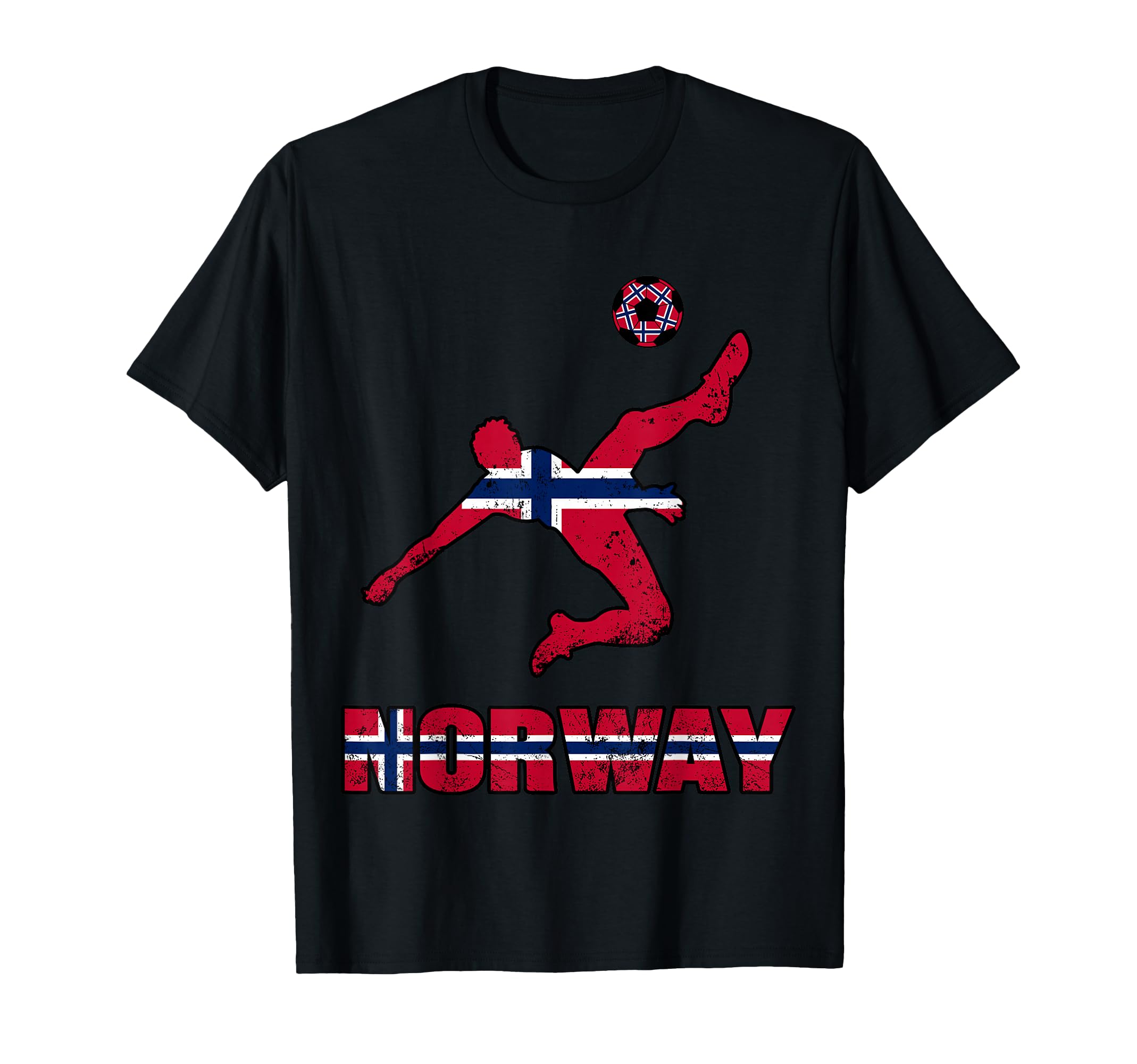 Norway Football Soccer Game Player T-Shirt - Streetwear Style for Adults