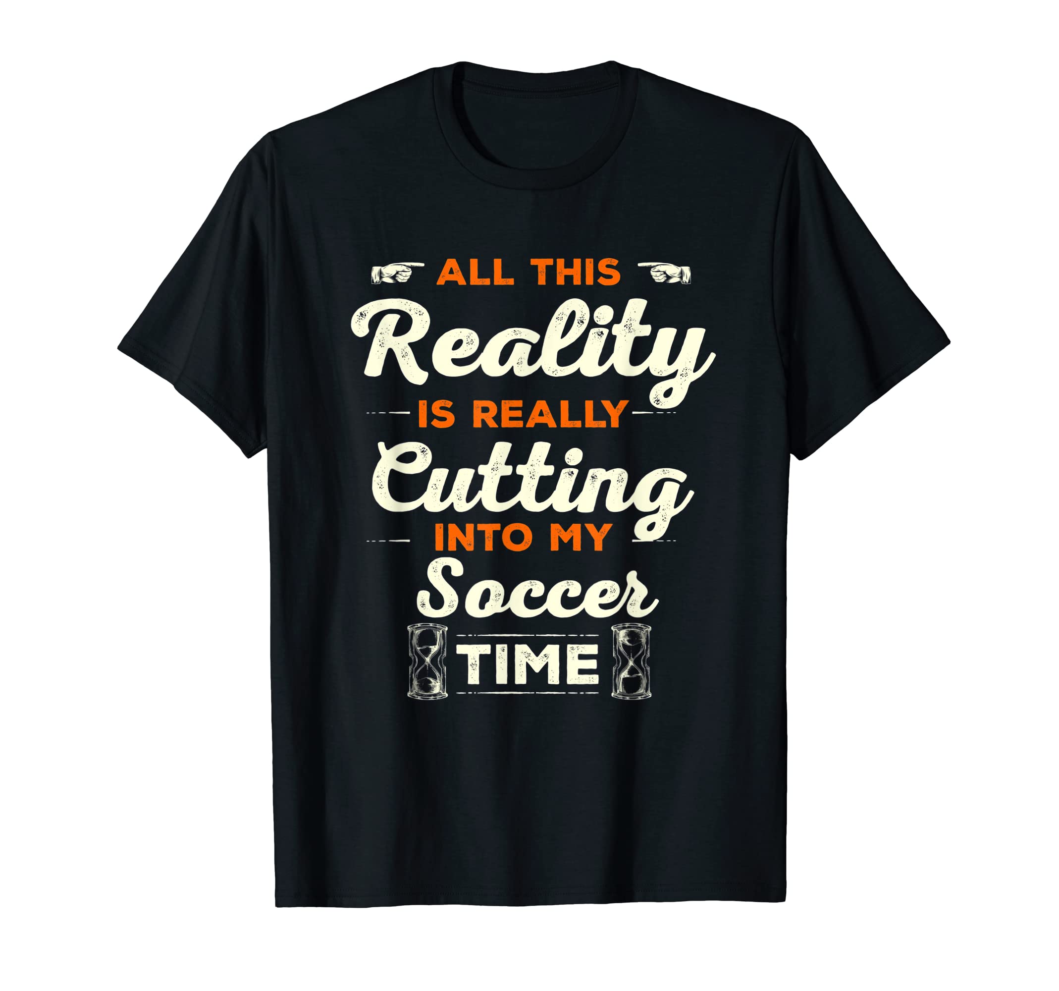 Cutting Into My Soccer Time Funny T-Shirt - Aesthetic Graphic Men Women