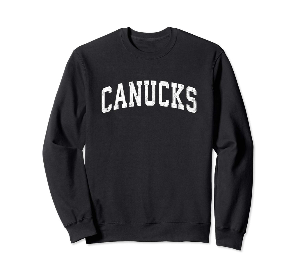 Canucks Mascot Athletic Sports Sweatshirt - Casual Everyday Wear Men Women