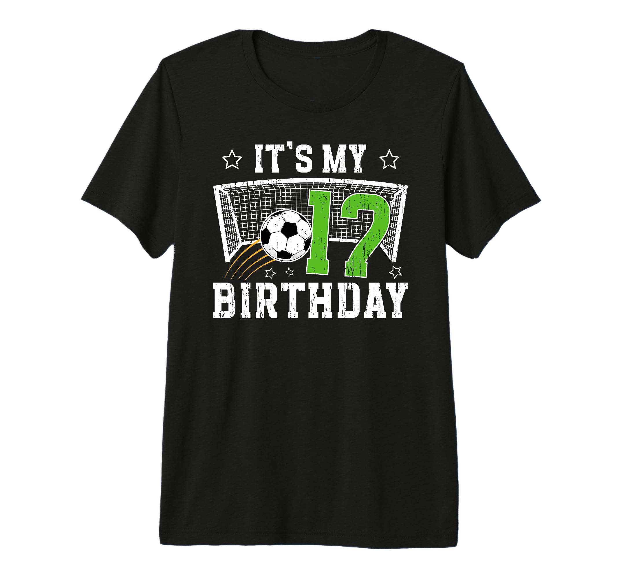 17Th Birthday Soccer Seventeen Year Old T-Shirt - Streetwear Style Unisex