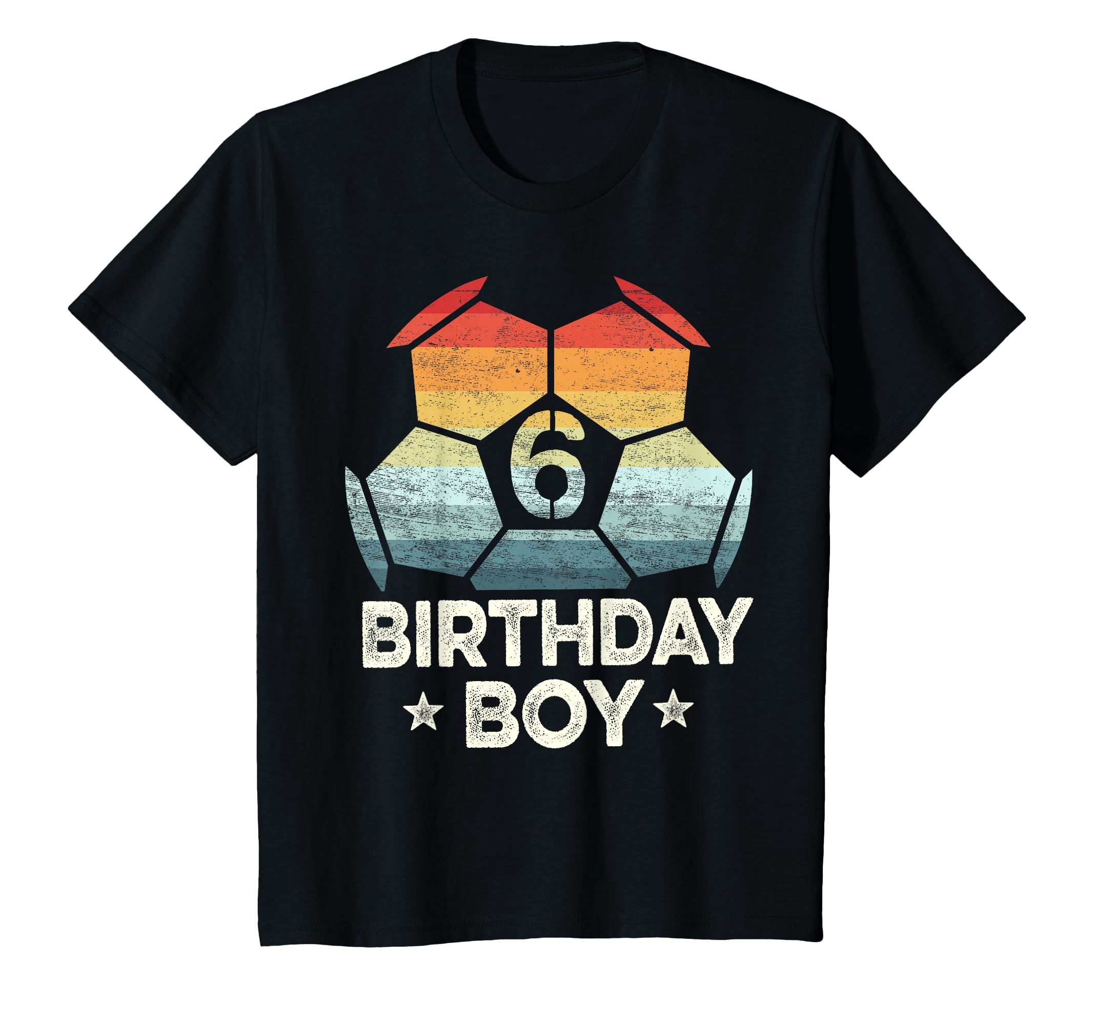 6 Year Old Soccer Player Gifts 6Th T-Shirt - Aesthetic Graphic for Adults