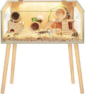 Prolee Hamster Cage with Legs, Guinea Pig Cages Chew Proof, Hamster House, Hamster Cages and Habitats with Lockable Design, 32" L x 16" W x 40" H