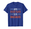 Soccer Player Badass Funny Soccer T-Shirt - Custom Art Print for Adults