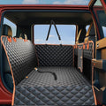 Back Seat Extender for Dogs,Dog Car Seat Cover for Back Seat with Hard Bottom Holds 500 lbs,Car Seat Protector,Waterproof Extender for Dogs,Dog HammockPet Bed for Full-Size Cars,SUVs, Small Trucks