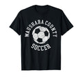 Waushara County Soccer Distressed T-Shirt - Aesthetic Graphic for Adults
