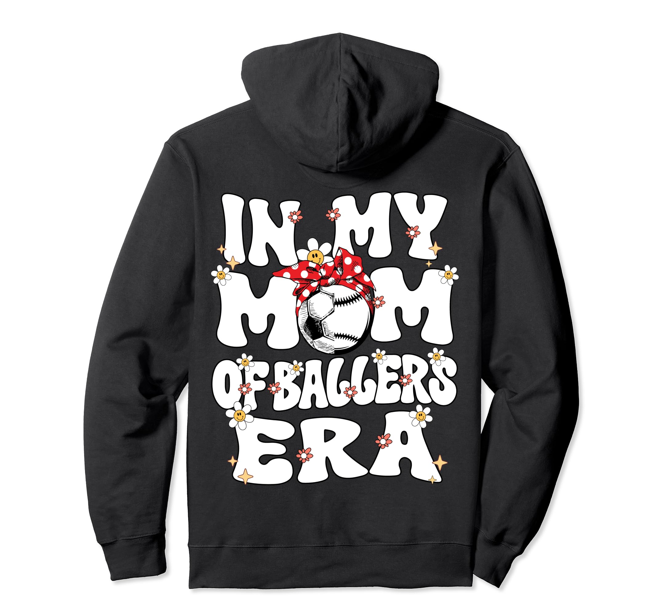 My Mom Baller Era Baseball Soccer Mom Hoodie - Minimalist Print for Adults