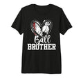 Ball Brother Baseball Soccer Brother T-Shirt - Trendy Graphic for Adults