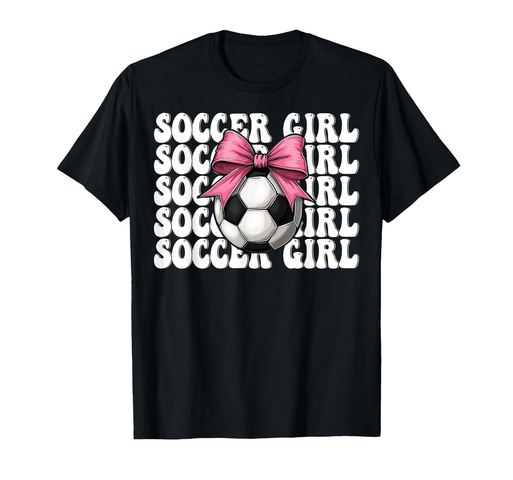 Soccer Soccer Mom Coquette T-Shirt - Minimalist Print Men Women