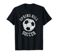 Spring Hill Soccer Distressed 90S T-Shirt - Minimalist Print Men Women