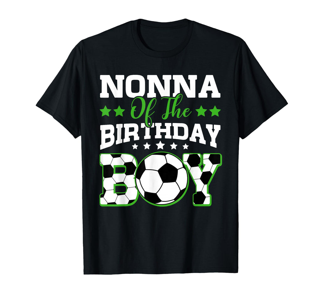 Nonna Birthday Soccer Family Matching T-Shirt - Unique Graphic for Adults