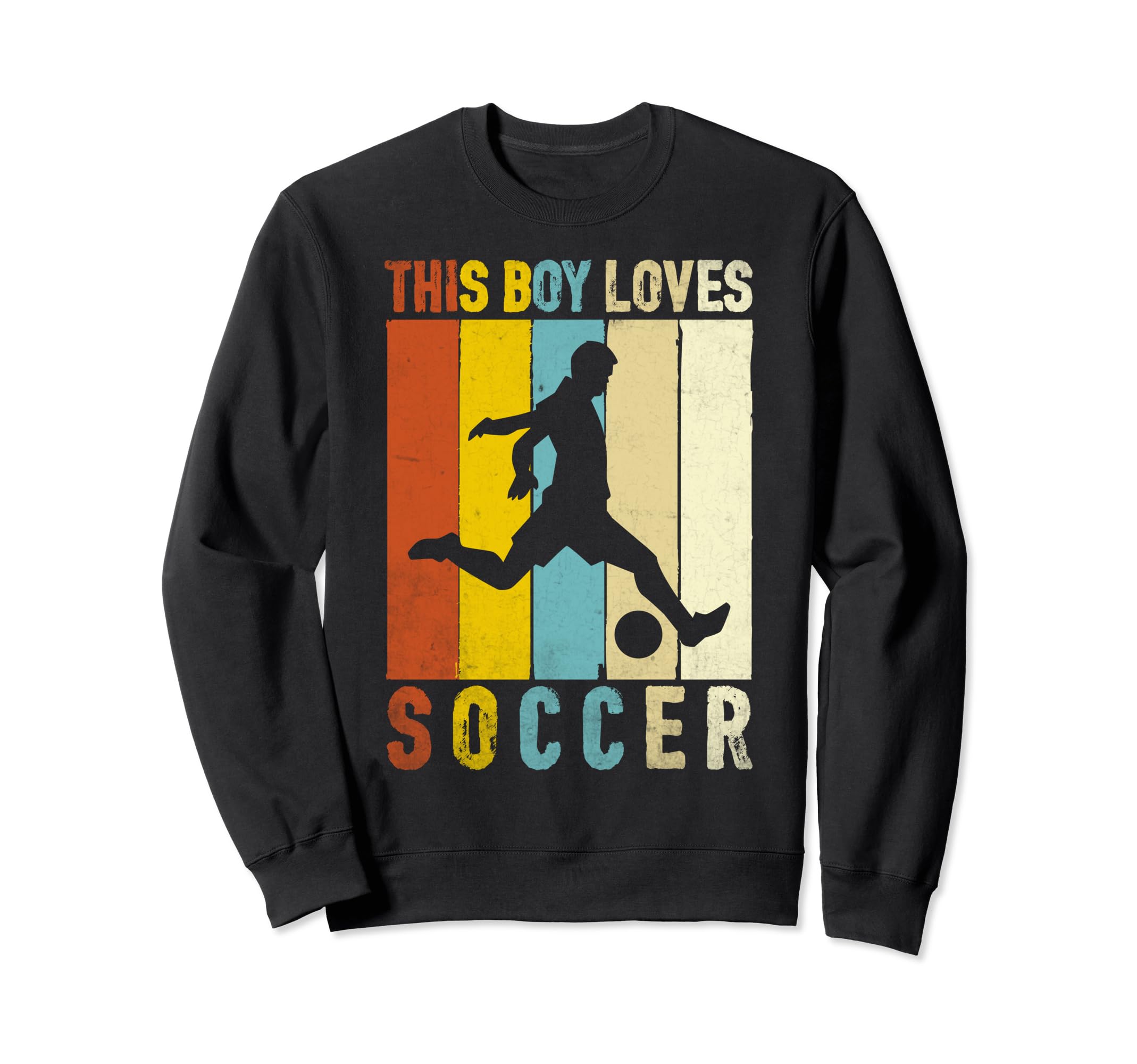 This Loves Soccer Sport Goalkeeper Sweatshirt - Unique Graphic Men Women
