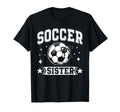 Coquette Bow Soccer Sister Soccer T-Shirt - Fun Novelty Design for Adults