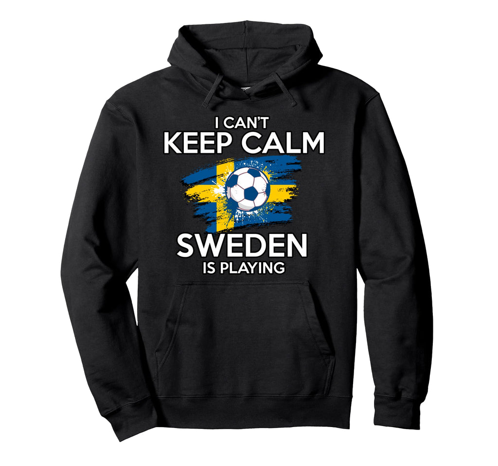 Sweden Football Fan Soccer Game Player Hoodie - Trendy Graphic for Adults