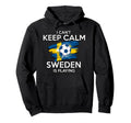 Sweden Football Fan Soccer Game Player Hoodie - Trendy Graphic for Adults