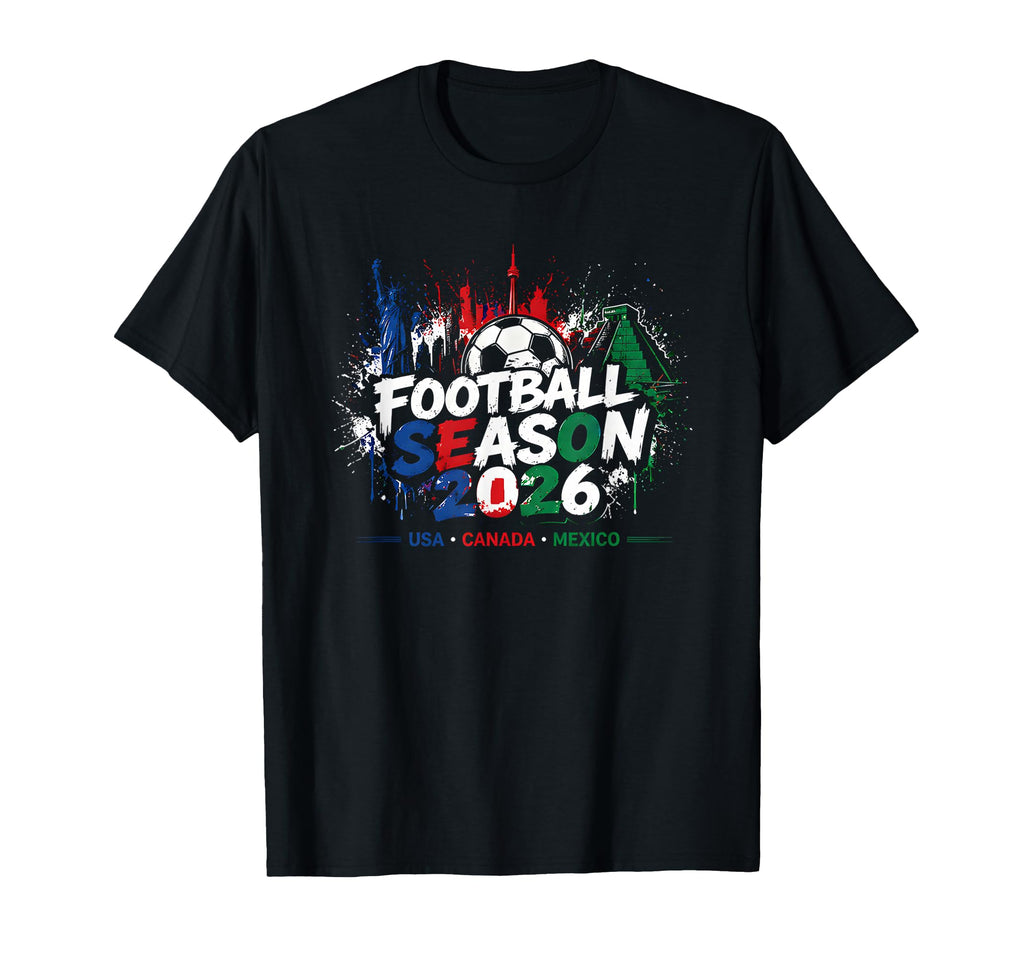 Football Season 2026 Soccer Passion T-Shirt - Streetwear Style for Adults