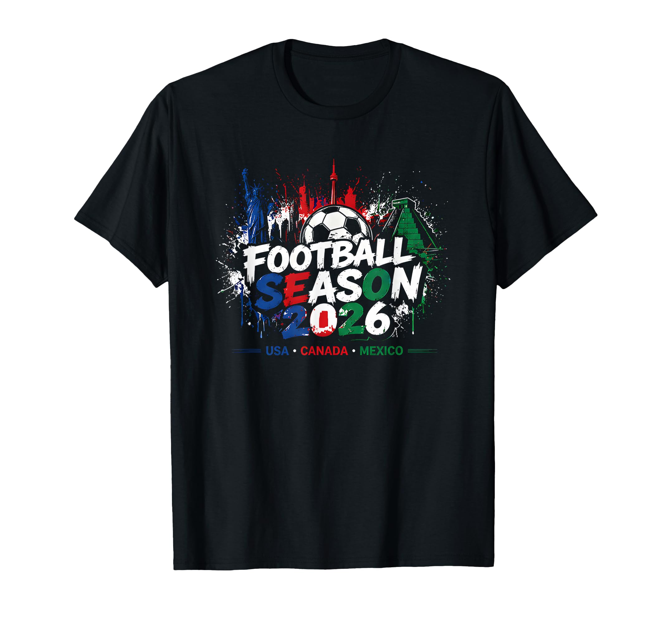 Football Season 2026 Soccer Passion T-Shirt - Streetwear Style for Adults