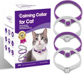 Calming Collar for Cats - 4 Pack, Adjustable Size, Efficiently Reduces Anxiety & Stress for 30 Days, Safe Cat Pheromone Collars, Calming Cat Collar