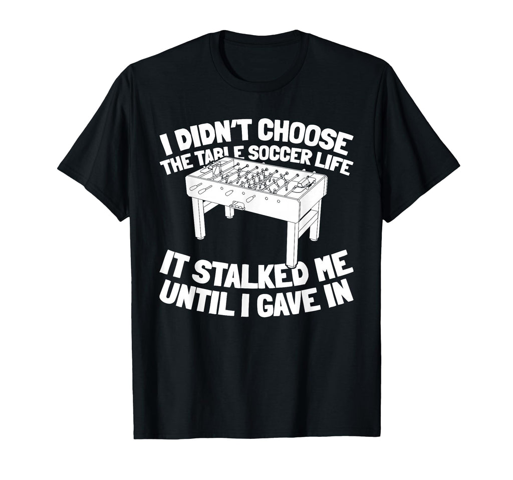 Table Soccer Kicker Foosball T-Shirt - Fun Novelty Design for Adults