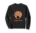 Spooky Season Soccer Ball Sweatshirt - Casual Everyday Wear Men Women