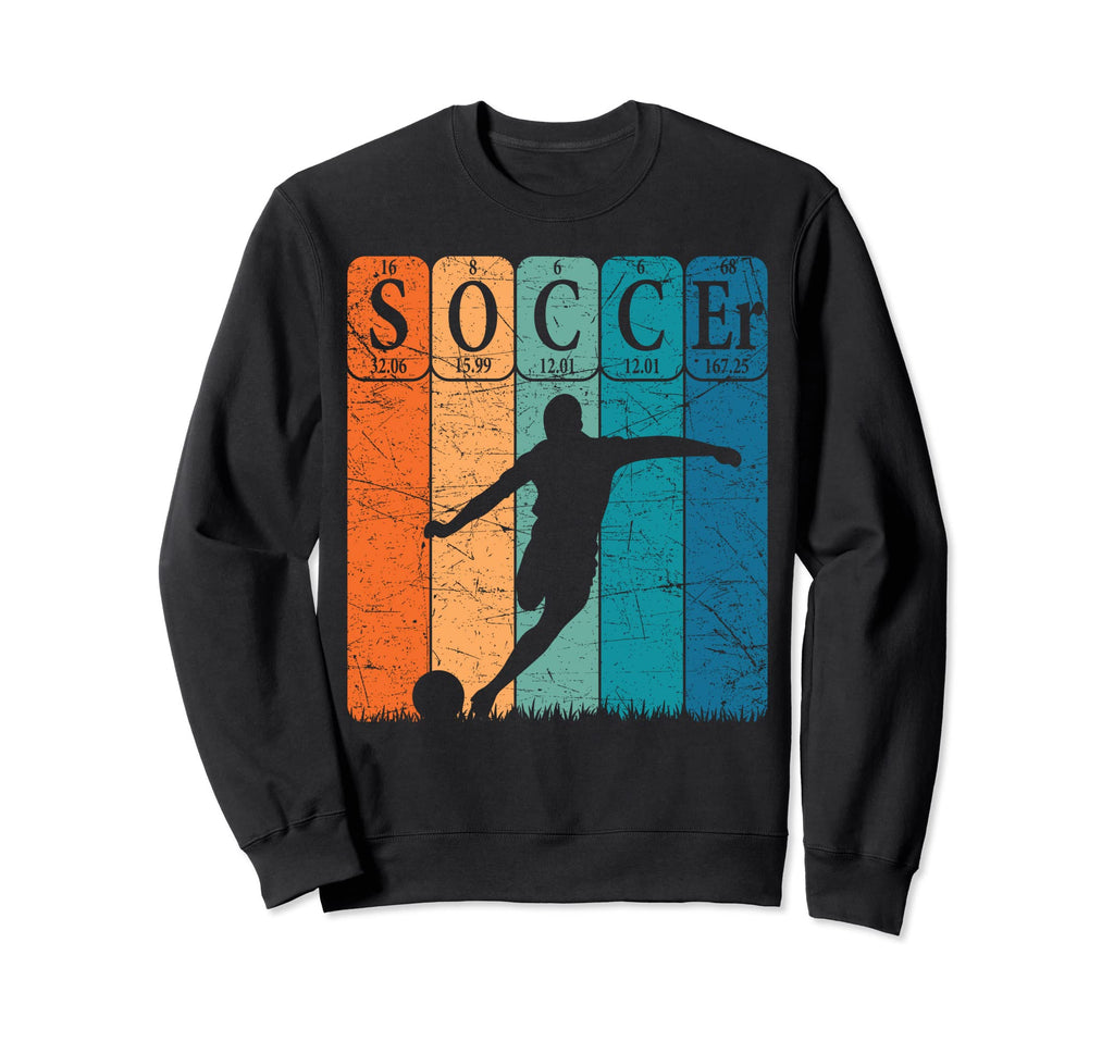 Soccer Periodic Table Elements Sweatshirt - Fun Novelty Design Men Women
